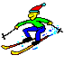 gifs animés de ski